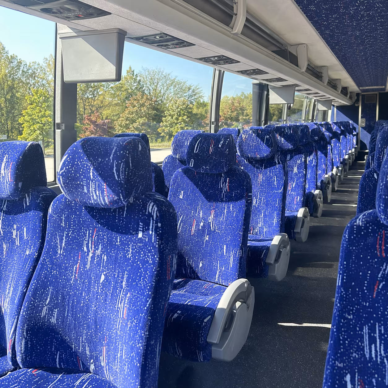 lawrence charter bus services inside