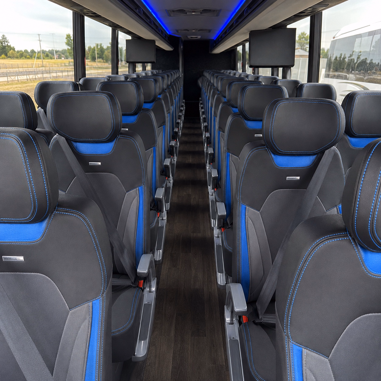 lawrence corporate event transportation onboard seating