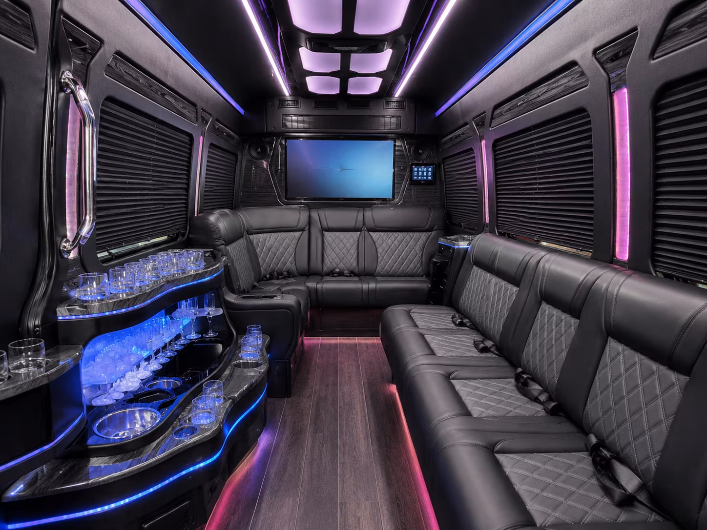 lawrence wedding shuttles and guest transportation