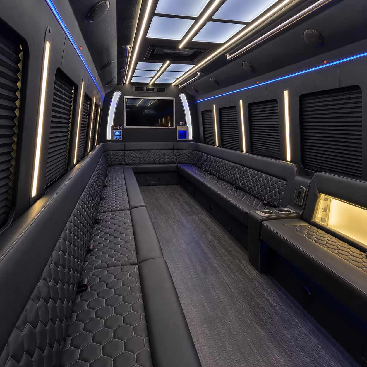 party buses for lawrence high school and free state high school prom nights